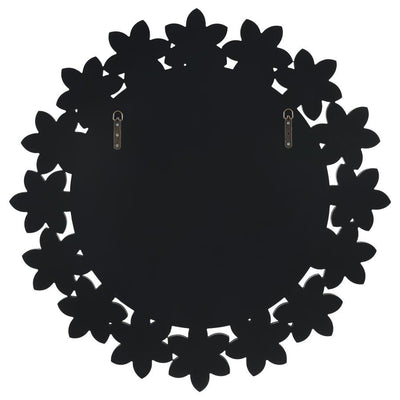 Cordelia - Round Floral Frame Wall Mirror.