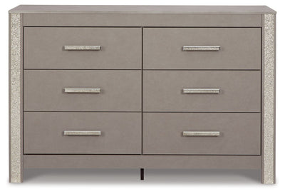 Surancha - Gray - Six Drawer Dresser.