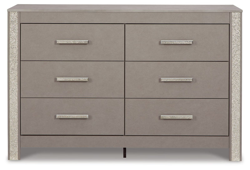 Surancha - Gray - Six Drawer Dresser.