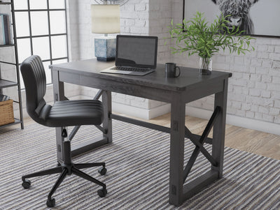 Freedan - Grayish Brown - Home Office Desk.