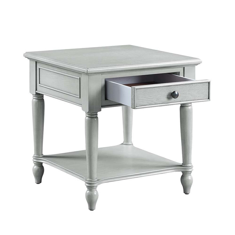 Ramiro - End Table - Rustic Gray Finish - Grand Furniture GA