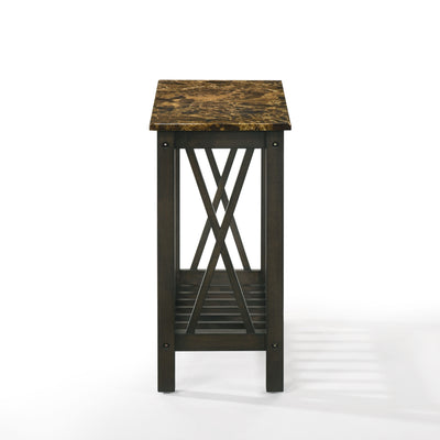 Eden - Chairside Table - Espresso - Wood