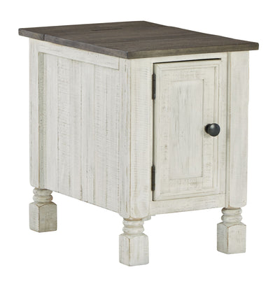 Havalance - White / Gray - Chair Side End Table - Grand Furniture GA