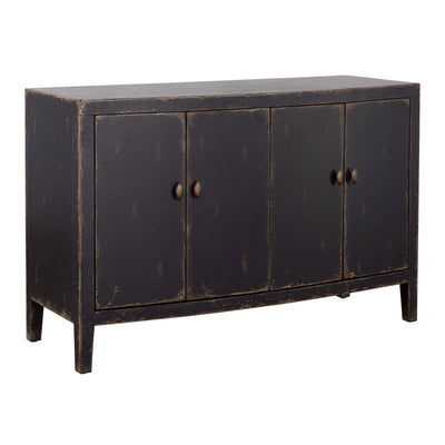 Gibson - Four Door Credenza - Coal & Brown.