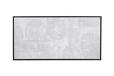 Simon - Canvas Art - White