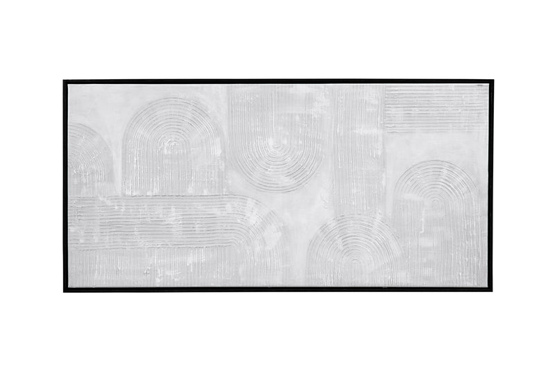 Simon - Canvas Art - White