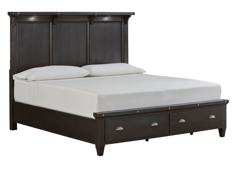 Sierra - Complete Lighted Panel Storage Bed.