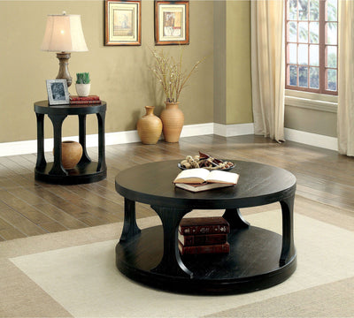 Carrie - End Table - Antique Black - Grand Furniture GA