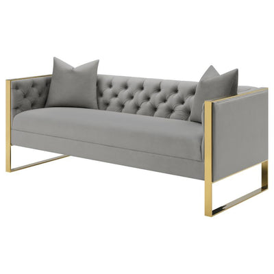 Eastbrook - Tufted Back Sofa - Grey.