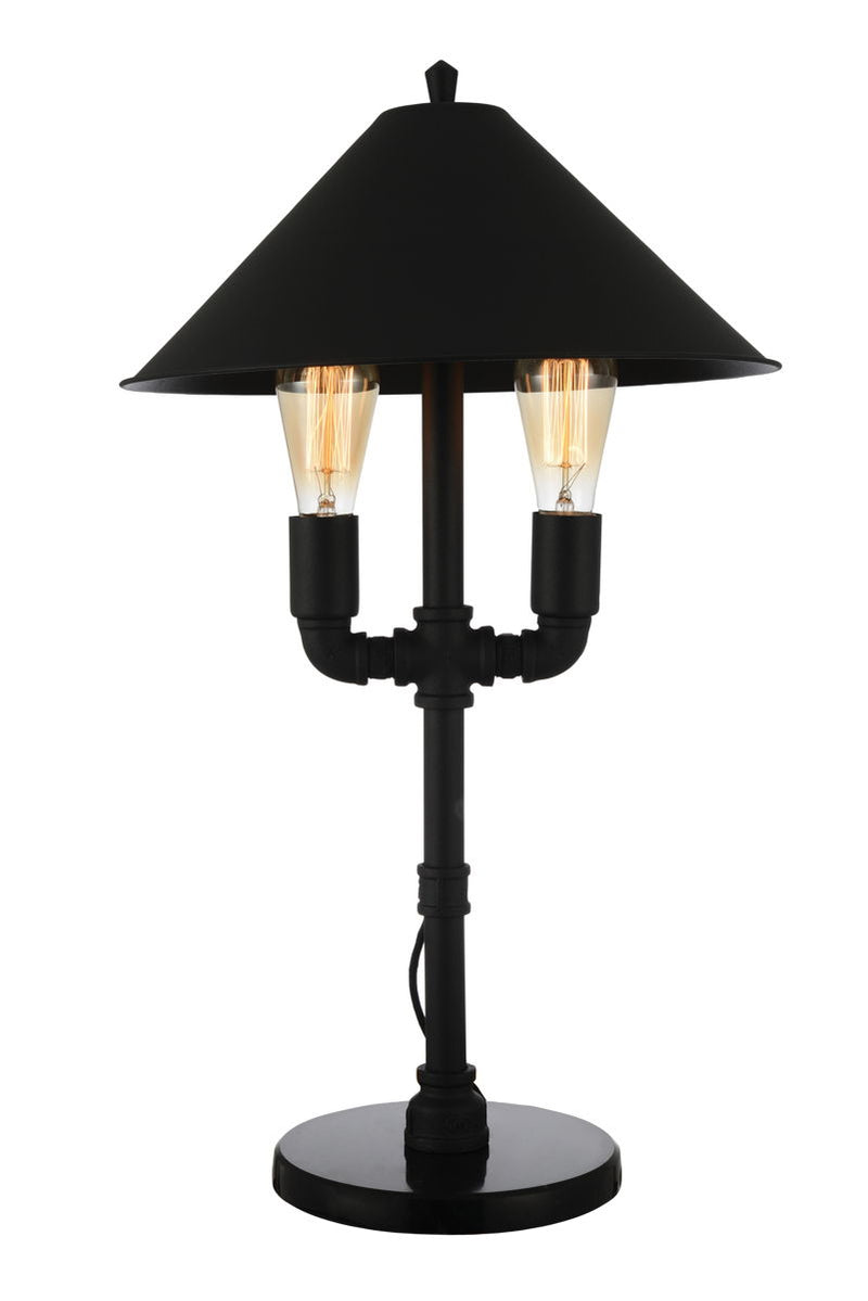 Coln - Table Lamp - Black Satin - Grand Furniture GA