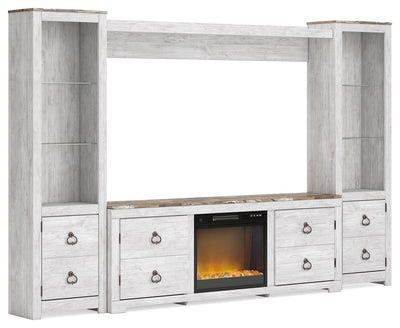 Willowton - Entertainment Center With Fireplace Option