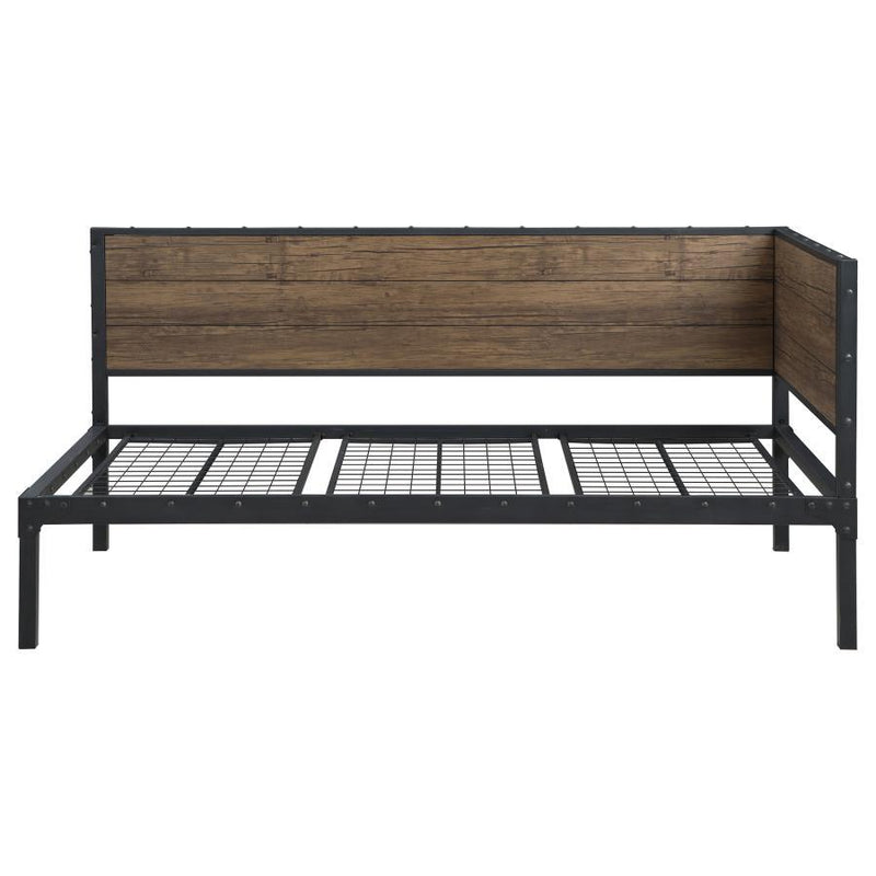 Getler - Daybed - Weathered Chestnut and Black.