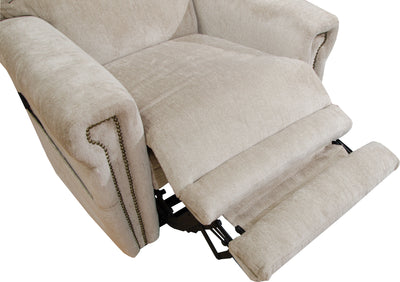 Warner - Power Headrest With Lumbar Power Lay Flat Recliner