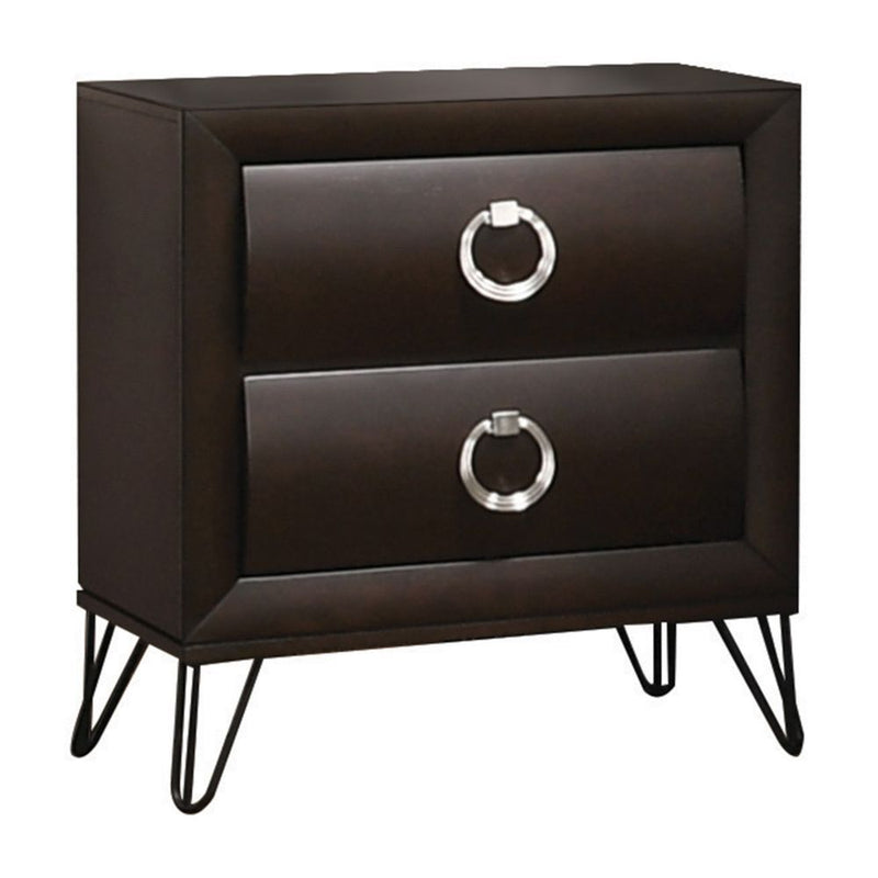 Tablita - Nightstand - Dark Merlot - Grand Furniture GA