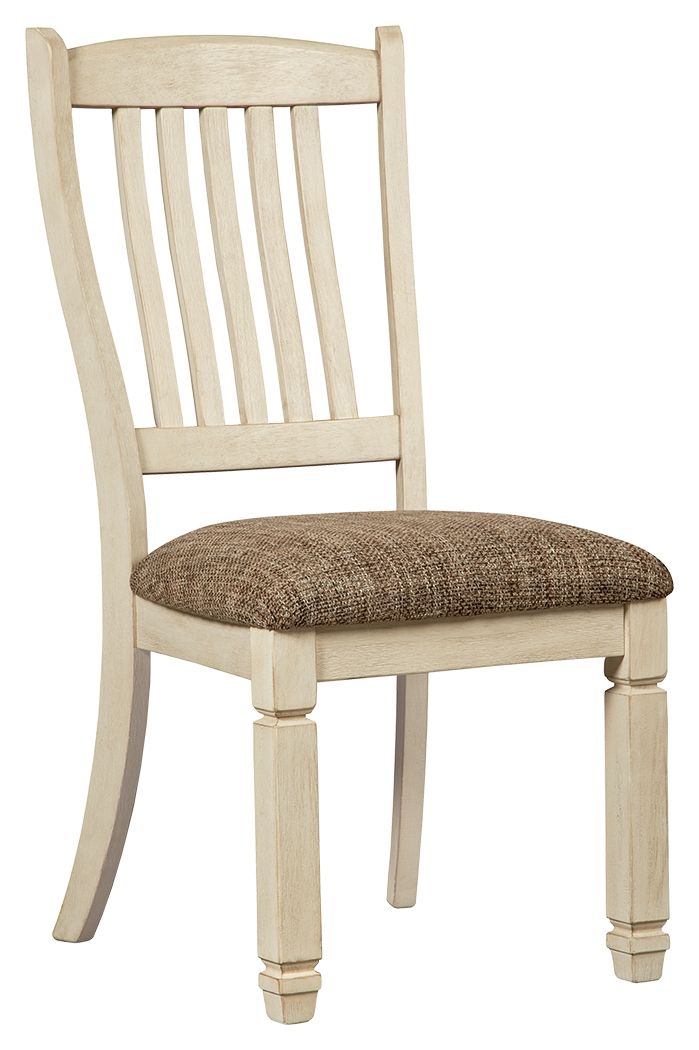 Bolanburg - Brown / Beige - Dining Uph Side Chair (Set of 2) - Rake Back.