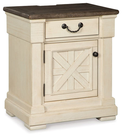 Bolanburg - Antique Brown Light - One Drawer Night Stand.