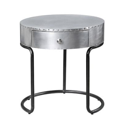 Brancaster - End Table - Aluminum - 21" - Grand Furniture GA