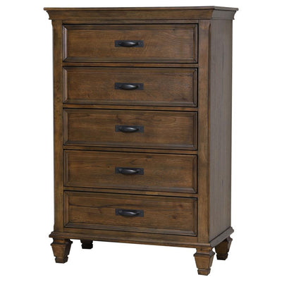 Franco - 5-drawer Chest - Accent Chests - Grand Furniture GA