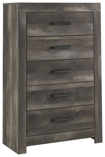 Wynnlow - Gray - Five Drawer Chest.