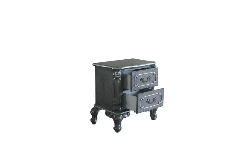 House - Delphine - Nightstand - Charcoal Finish - Grand Furniture GA