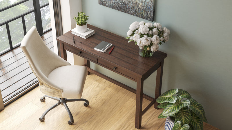 Camiburg - Warm Brown - Home Office Desk - Standalone.