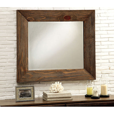 Coimbra - Mirror - Rustic Natural Tone - Grand Furniture GA