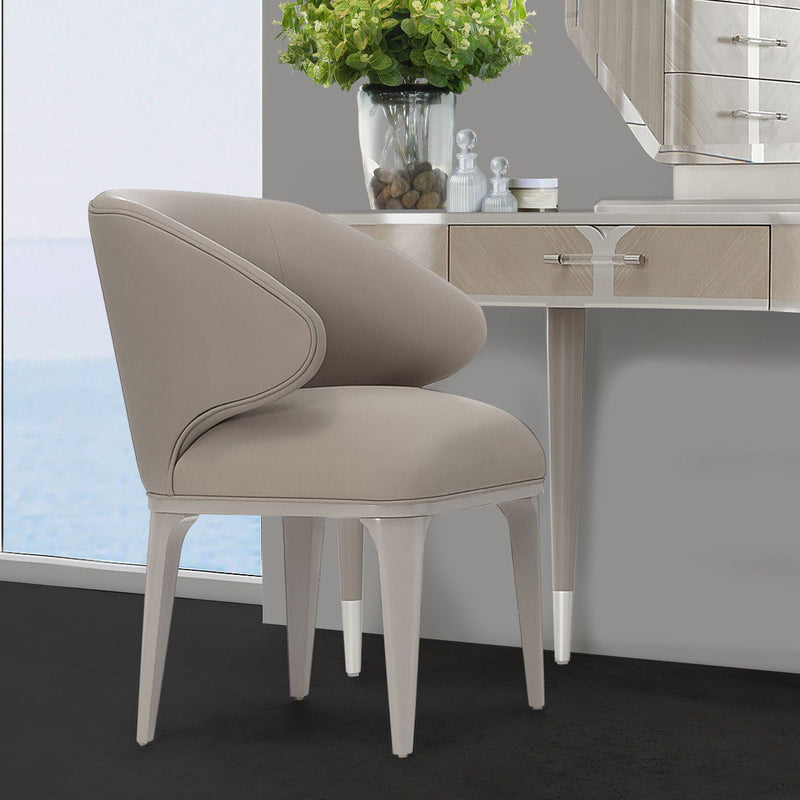 Lanterna - Vanity Chair - Silver Mist