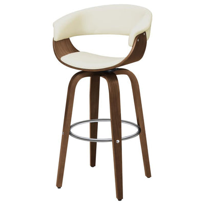 Zion - Upholstered Swivel Bar Stool.