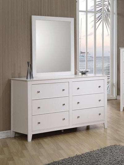 Selena - 6-Drawer Dresser - Buttermilk - Dressers - Grand Furniture GA