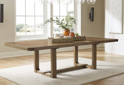 Cabalynn - Light Brown - Rect Dining Room Ext Table.