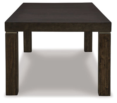 Hyndell - Dark Brown - Rectangular Dining Room Extension Table