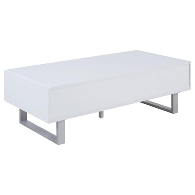 Atchison - 2-Drawer Coffee Table - High Glossy White.