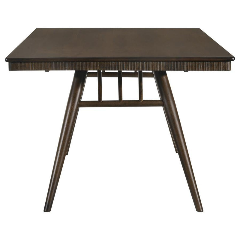 Wes - Rectangular Dining Table - Dark Walnut - Grand Furniture GA