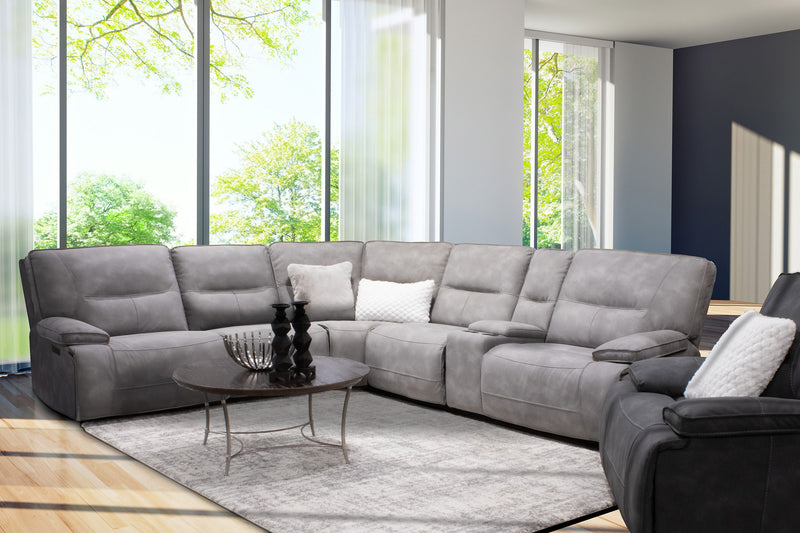 Gladiator - 6 Piece Modular Power Reclining Sectional