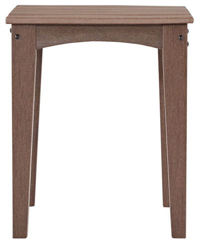 Emmeline - Brown - Square End Table.