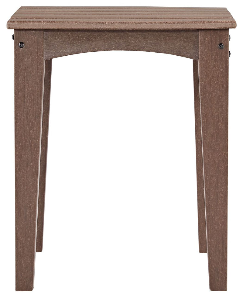 Emmeline - Brown - Square End Table.