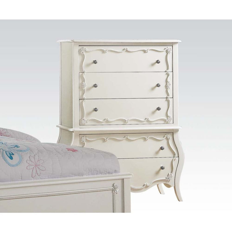 Edalene - Chest - Pearl White - Grand Furniture GA