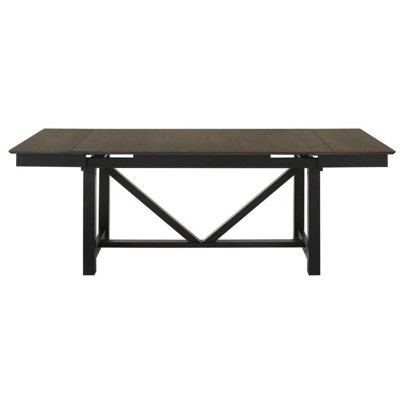 Malia - Rectangular Dining Table Set With Refractory Extension Leaf