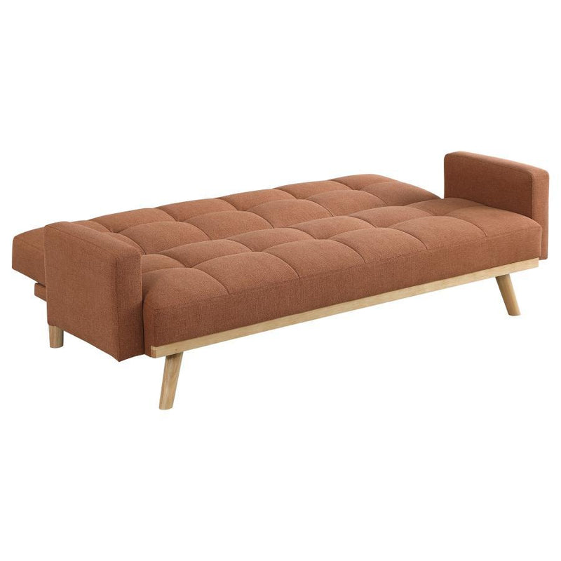 Kourtney - Upholstered Track Arms Covertible Sofa Bed