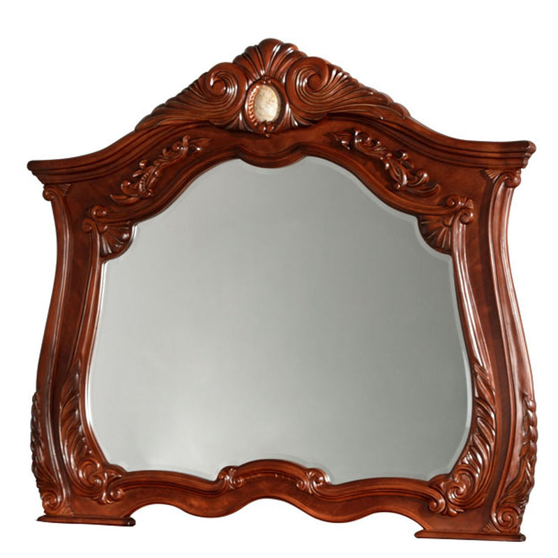 Cortina - Dresser Mirror - Honey Walnut.