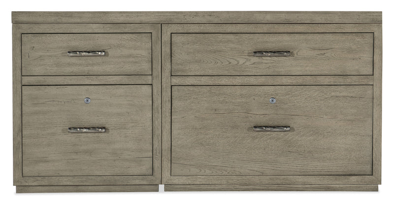 Linville Falls - Credenza 60" Top - Small File And Lateral File