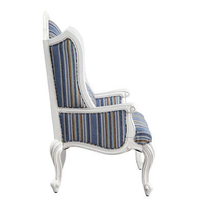 Ciddrenar - Chair - Fabric & White Finish - Grand Furniture GA