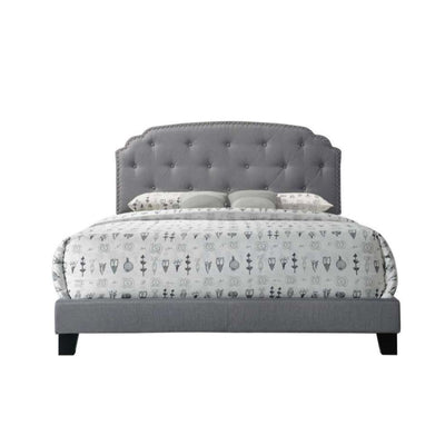 Tradilla - Queen Bed - Gray Fabric - Grand Furniture GA