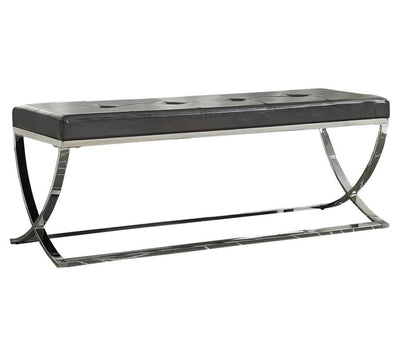 Walton - Bench with Metal Base.