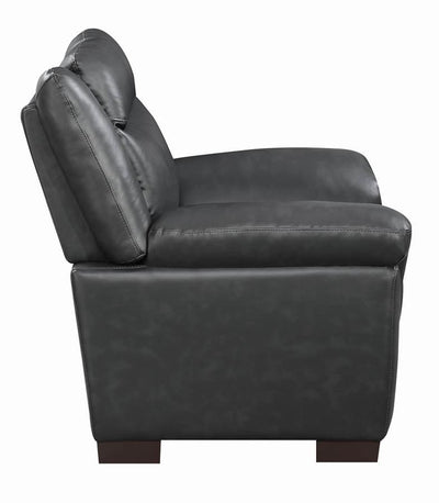 Arabella - Pillow Top Upholstered Chair - Gray - Grand Furniture GA