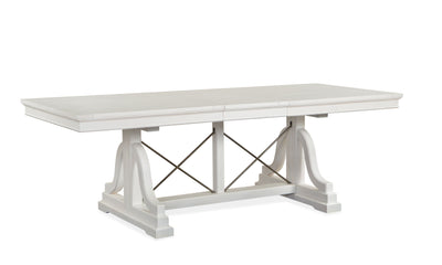 Heron Cove - Trestle Dining Table - Chalk White.