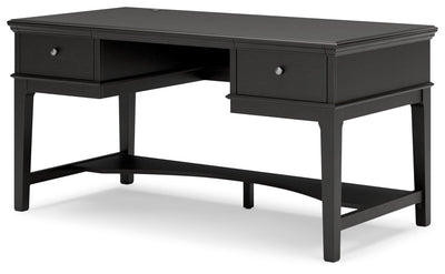 Beckincreek - Black - Home Office Storage Leg Desk.