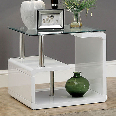 Torkel - End Table - White - Grand Furniture GA