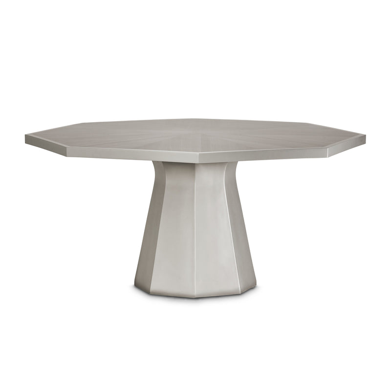 Lanterna - Octagonal Dining Table - Silver Mist