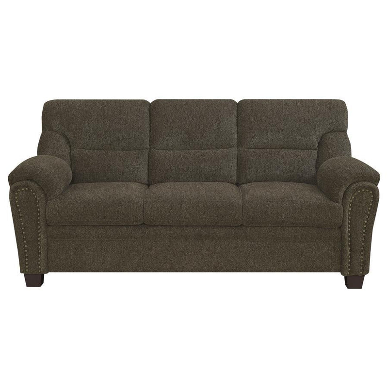 Clemintine - Upholstered Sofa with Nailhead Trim - Grand Furniture GA